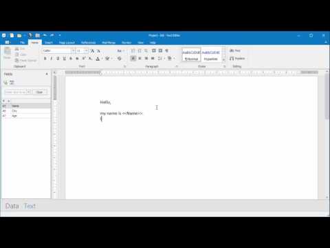 Mail Merge in 60 seconds. Without cheats, in real time.