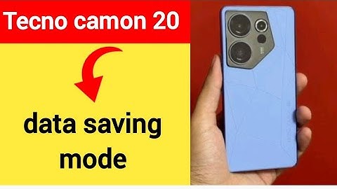 tecno camon 20 me data saving mode kaise karen, how to on data saving mode