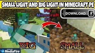 How To Download Big Light & Small Light Mod In Minecraft PE (Shrink Ray & Big Ray Mod ) screenshot 1