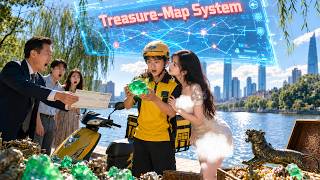 Delivery Guy Find TreasureMap System—River Stone Turn out Imperial Green Jade,Be Billionaire!