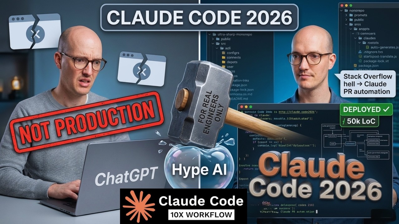 Claude Code for Real Engineers Production Workflows 2026 (32min) - YouTube