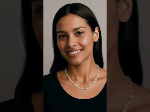 Women's Crystal Clear Classic Crystal Necklace #crystals #designerjeweller #jewellery