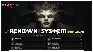 Diablo IV - Renown System Explained...