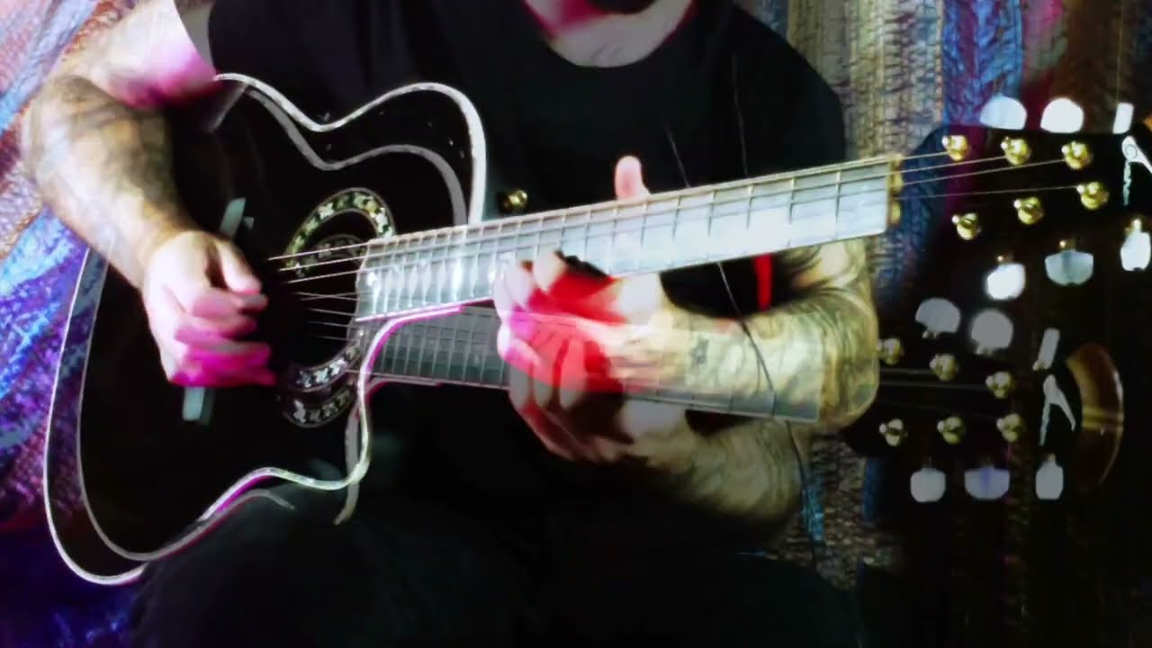 Pantera - Cemetery Gates (acoustic guitar intro cover/improv.) Ovation 1869 Custom Legend U.S.A.