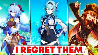 GENSHIN IMPACT - I REGRETTED  PULLING FOR THESE CHARACTER'S 😰 by Emergency Food 1,168 views 2 months ago 7 minutes, 57 seconds