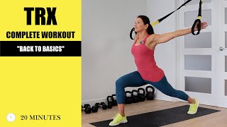 BEGINNER TRX WORKOUT - FULL BODY WITH WARM UP AND COOLDOWN INCLUDED