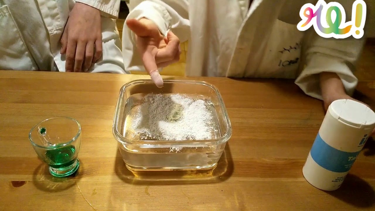 Experimento Del Polen Con Talco Y Confeti