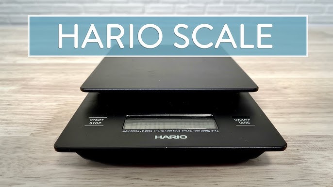 Hario V60 Drip Coffee Scale & Timer Black