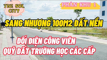 The Sol City Sang Nhượng Lô Đối Diện Công Viên Trường Học