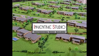 Construction process of a 1:250 scale model