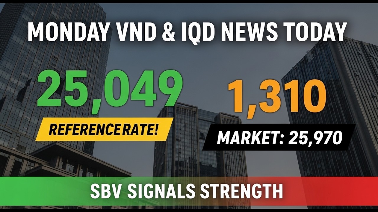 Vietnamese Dong & Iraqi Dinar Update February 16, 2026 | VND Reference Rate 25,049 | IQD 1,310