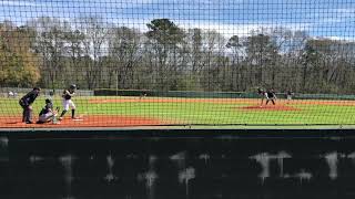 Tannor Dalfrey pitching at Enterprise state 2020