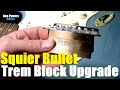 21 musiclily 36mm brass tremolo block  squier bullet strat upgrade