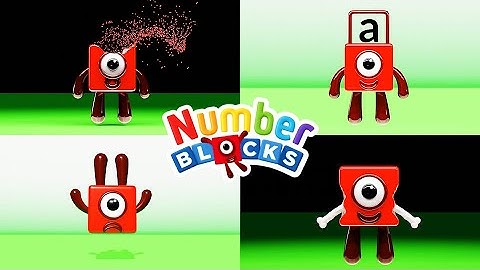 NEW! NUMBERBLOCKS Quadparison Part 6 | 3D Blender Lab