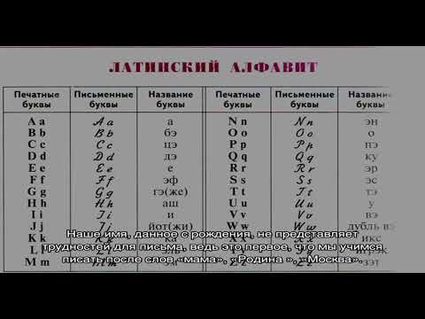 Как написать фамилию латинскими буквами