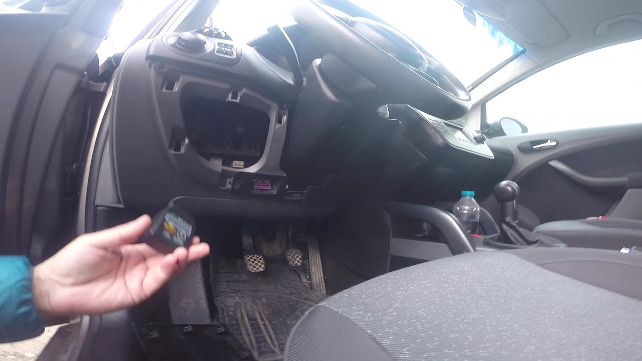 Seat LEON, ALTEA OBD 2 Port Location YouTube