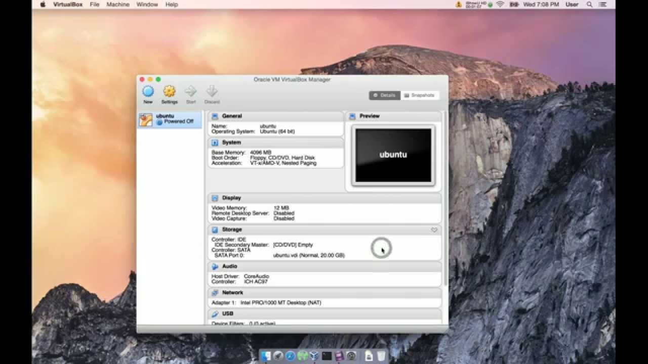 virtualize ubuntu for mac