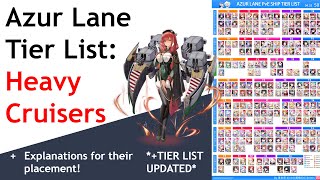 Azur Lane Explain: Heavy Cruisers Tier List (April 2020) *ALSO MICROLAYER MEDLEY UPDATE*