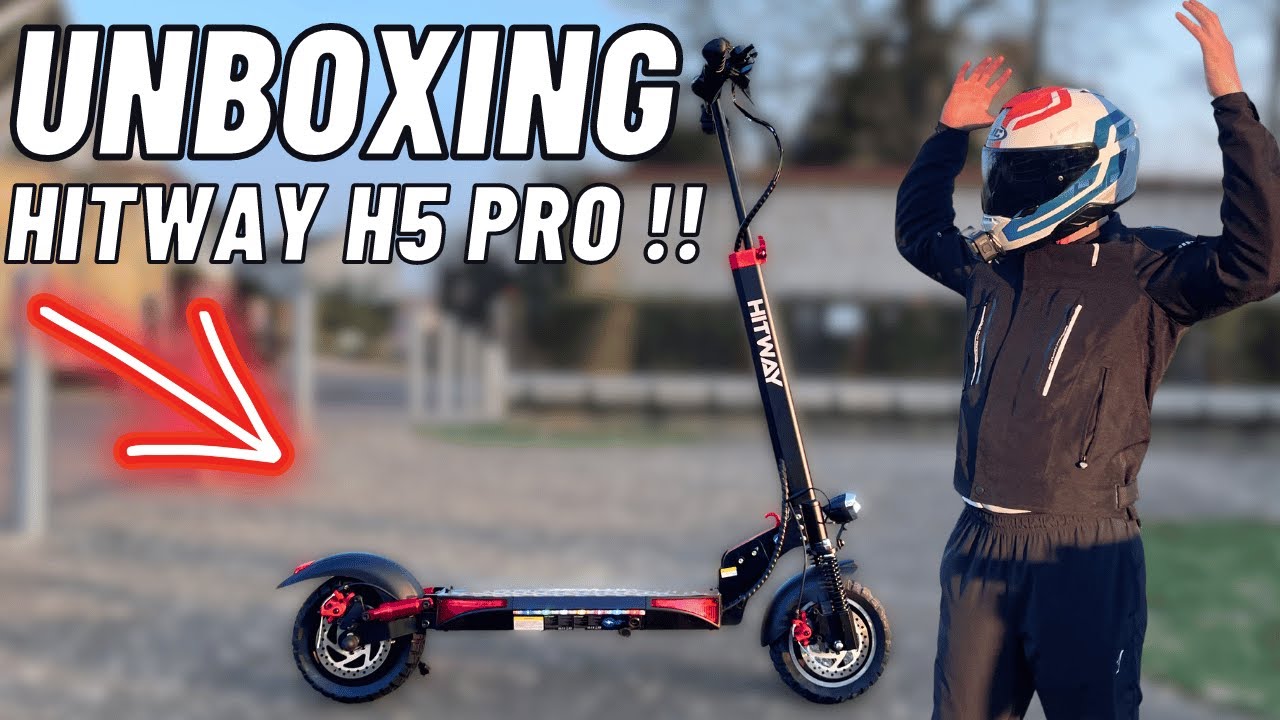 HITWAY H5 PRO !! UNBOXING DE LA MEILLEURE TROTTINETTE ÉLECTRIQUE