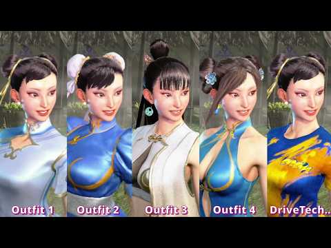 Street Fighter 6 ALL Characters Outfits Costumes Skins in Intros & Victory Poses Comparison Outfit 4