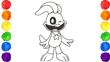 How to color Kickin Chicken (Smiling Critters) Poppy Playtime Chapter 3 🌈Happy Coloring🌈