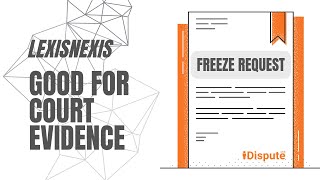 How to Freeze LexisNexis - iDispute - Online Document Creator and Editor
