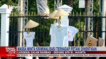 Demo Hari Tani Nasional, Massa Tuntut Penyelesaian Reformasi Agraria #iNewsSore 27/09