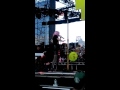 Shirley Manson falls off stage. Kroq weenie roast 2016