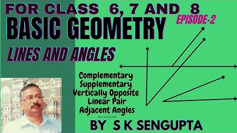 More About Angles    By Mr S K Sengupta