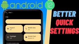 How to Get the old Android 12 Wifi Toggle back screenshot 4