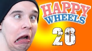 EPIC SPIKE FALL! - Happy Wheels Funny Moments Episode 20