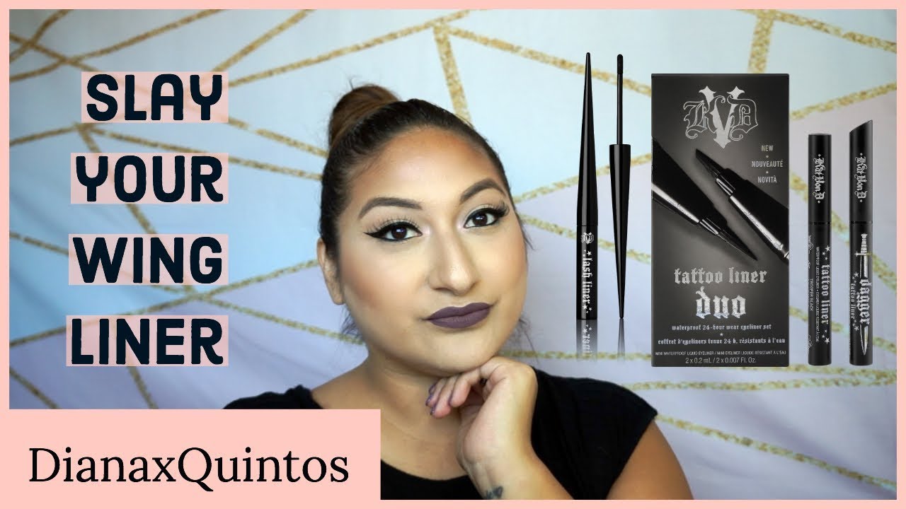 Everyday Wing Liner I * New Kat Von D DAGGER tattoo Liner I Trooper tattoo liner