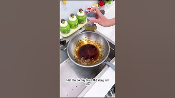 Dụng cụ cọ rửa đa năng, cọ xoong nồi có bình đựng nước rửa chén ✨🌱🎀🌿🌷 #giadung1402 #giadung #giadung