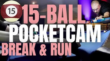 15-Ball Rotation Break And Run With Instructional Commentary