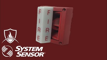 System Sensor MASS24LO Strobe Sounder Fire Alarm Test