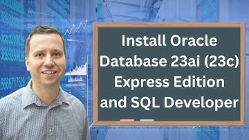 Hoe u Oracle Database 23ai (23c) Express Edition + SQL Developer GRATIS op uw computer installeert.