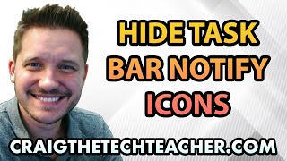 How To Hide Windows 7 Taskbar Notifications and Icons screenshot 5