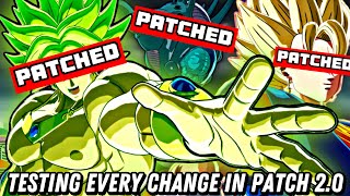 I Tested EVERY Change in the NEW Sparking Zero Patch 2.0