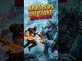 Kratos vs The Giant of Helheim! 👹❄️ #shorts #godofwar #kratos #bossfight #viralshorts