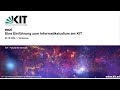Einführung in das Informatikstudium am KIT – Vorlesung WS 22/23