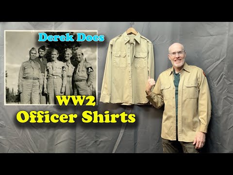 WW2 Officer Shirts. - YouTube