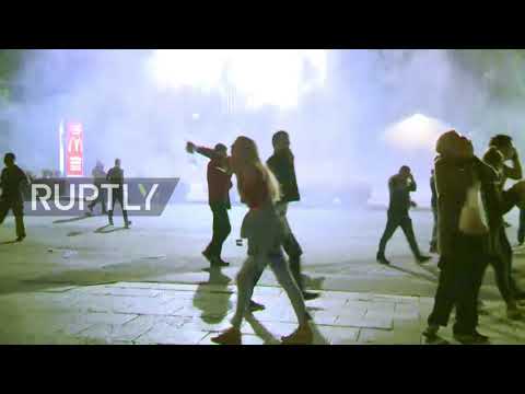 Serbia: Protesters outraged by Belgrade"s new coronavirus lockdown try to storm parliament