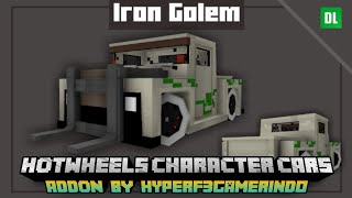 Cars Mod MCPE 1.20 - Hot Wheels Minecraft Character Cars | v1.0.0 Alpha Release