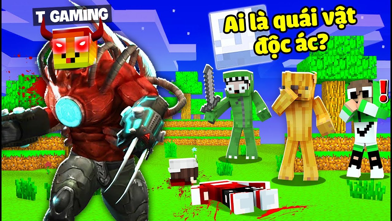 MINI GAME : AI LÀ QUÁI THÚ ĐỘC ÁC NHẤT MINECRAFT ?? NOOB HÓA QUÁI THÚ QUỶ KHIẾN NOOB TEAM CHẠY