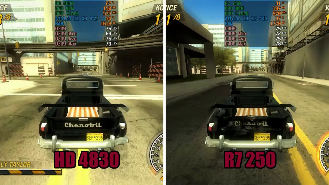 HD 4830 vs R7 250 Test in Seven Games 1024x768