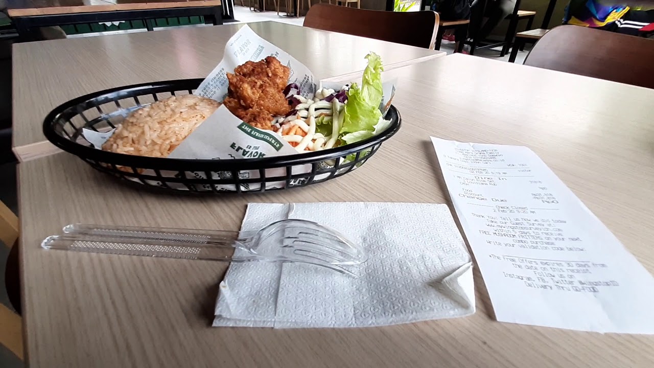 Cajun rice set wingstop graha family - YouTube