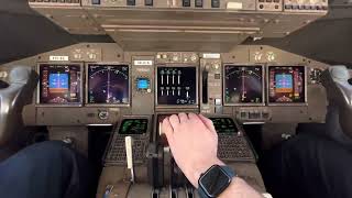 (Cockpit view) BOEING 747 heavy, TAKEOFF from JFK Airport  (tower & pilot radio talks) screenshot 5