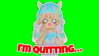 IM QUITTING...