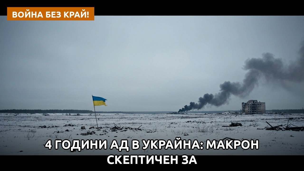 4 години ад в Украйна: Макрон скептичен за мира, а Путин заплашва!