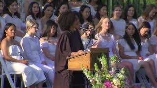 Yara Shahidi delivers Commencement Address at Westridge School in Pasadena